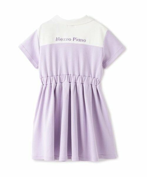 mezzo piano / メゾピアノ ミニ丈・ひざ丈ワンピース | 切替ハーフZIPワンピース | 詳細1