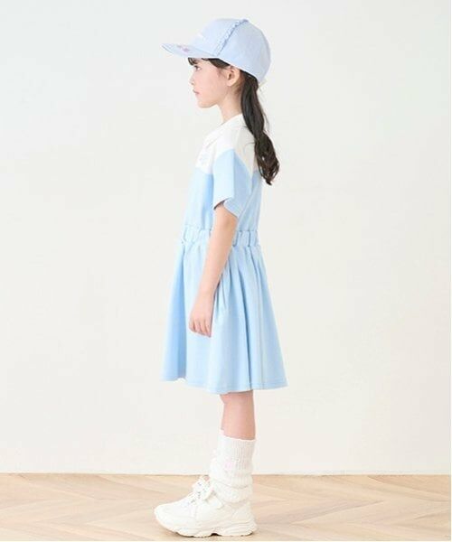 mezzo piano / メゾピアノ ミニ丈・ひざ丈ワンピース | 切替ハーフZIPワンピース | 詳細14