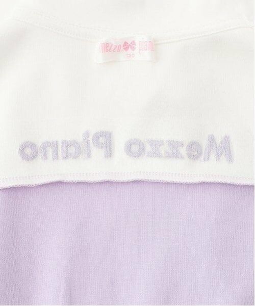 mezzo piano / メゾピアノ ミニ丈・ひざ丈ワンピース | 切替ハーフZIPワンピース | 詳細7