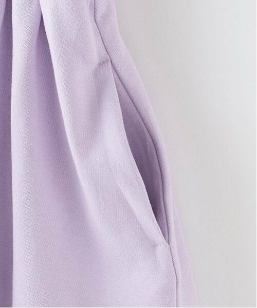 mezzo piano / メゾピアノ ミニ丈・ひざ丈ワンピース | 切替ハーフZIPワンピース | 詳細8