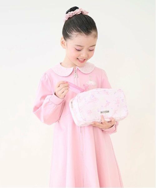 mezzo piano / メゾピアノ ミニ丈・ひざ丈ワンピース | 【バレエ】衿つき　前開きカットワンピース | 詳細11