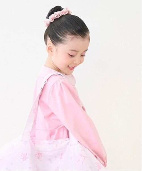 mezzo piano / メゾピアノ ミニ丈・ひざ丈ワンピース | 【バレエ】衿つき　前開きカットワンピース | 詳細13