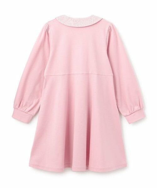 mezzo piano / メゾピアノ ミニ丈・ひざ丈ワンピース | 【バレエ】衿つき　前開きカットワンピース | 詳細2