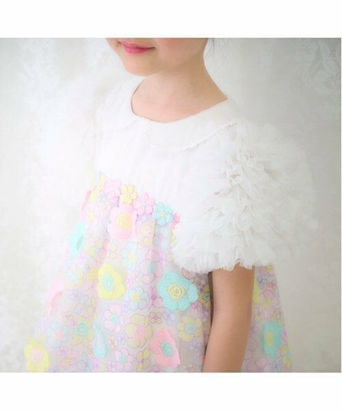 mezzo piano / メゾピアノ ドレス | 花刺しゅうレースドレス | 詳細14