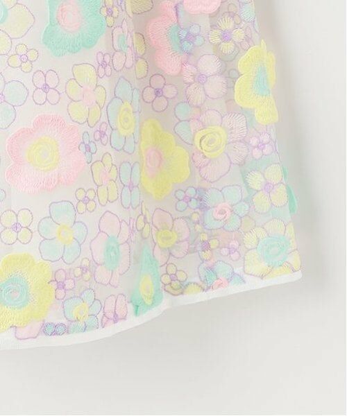 mezzo piano / メゾピアノ ドレス | 花刺しゅうレースドレス | 詳細5