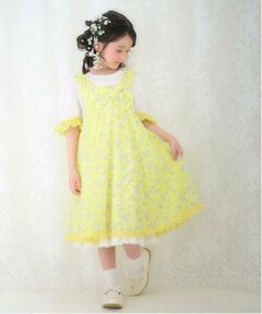 mezzo piano / メゾピアノ ミニ丈・ひざ丈ワンピース | ミモザレースジャンパースカート＆ワンピースセット