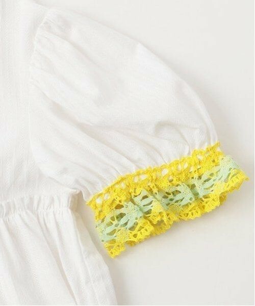 mezzo piano / メゾピアノ ミニ丈・ひざ丈ワンピース | ミモザレースジャンパースカート＆ワンピースセット | 詳細10