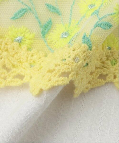 mezzo piano / メゾピアノ ミニ丈・ひざ丈ワンピース | ミモザレースジャンパースカート＆ワンピースセット | 詳細13