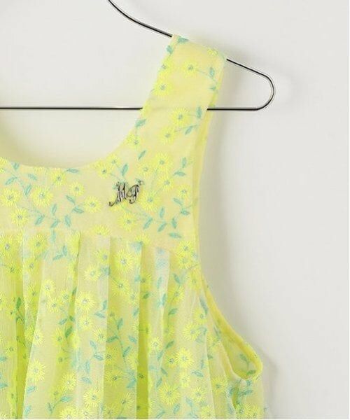 mezzo piano / メゾピアノ ミニ丈・ひざ丈ワンピース | ミモザレースジャンパースカート＆ワンピースセット | 詳細5