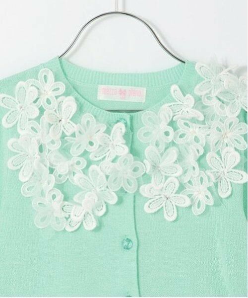 mezzo piano / メゾピアノ カーディガン・ボレロ | ニットカーディガン＆チュールフリルスカートセット | 詳細4