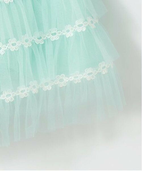 mezzo piano / メゾピアノ カーディガン・ボレロ | ニットカーディガン＆チュールフリルスカートセット | 詳細9