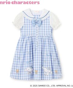 mezzo piano / メゾピアノ ミニ丈・ひざ丈ワンピース | 【マイメロディ・シナモロール】セーラーワンピース