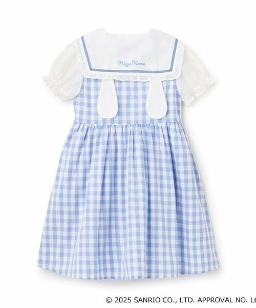 mezzo piano / メゾピアノ ミニ丈・ひざ丈ワンピース | 【マイメロディ・シナモロール】セーラーワンピース | 詳細1