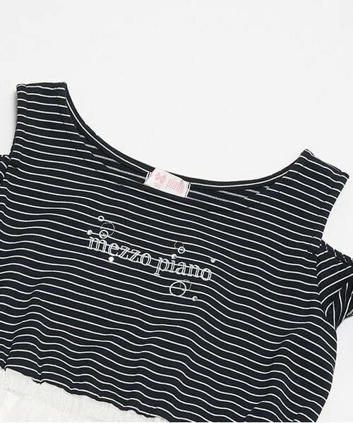 mezzo piano / メゾピアノ ミニ丈・ひざ丈ワンピース | ★シェル柄レース　ドッキングワンピース | 詳細2