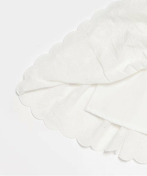 mezzo piano / メゾピアノ ミニ丈・ひざ丈ワンピース | ★シェル柄レース　ドッキングワンピース | 詳細6