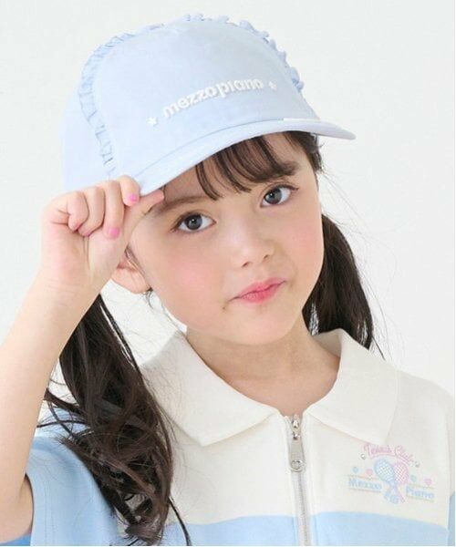 mezzo piano / メゾピアノ キャップ | ロゴフリル　キャップ | 詳細13