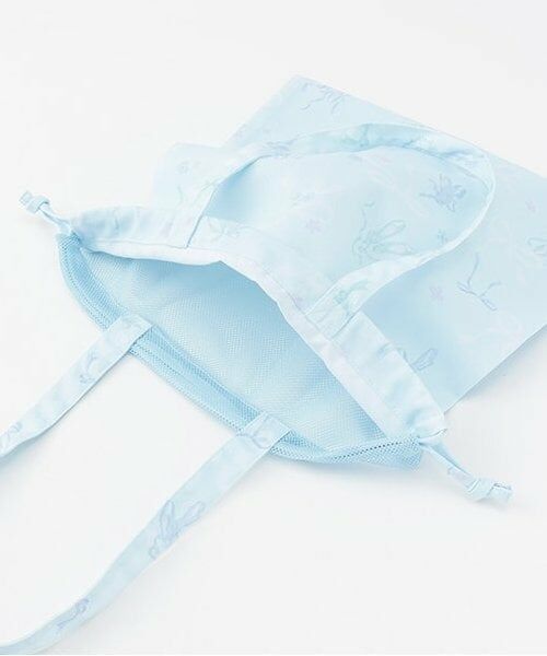 mezzo piano / メゾピアノ バッグ | 【バレエ】バレエ柄　裏メッシュ　巾着バッグ | 詳細3