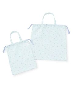 mezzo piano / メゾピアノ ポーチ | 小花柄　体操着・給食着入れ巾着セット