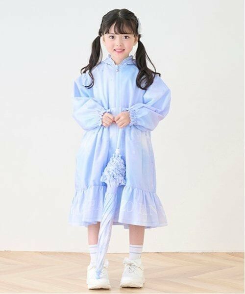 mezzo piano / メゾピアノ その他アウター | スタージュエルグラデーション柄　レインコート | 詳細12