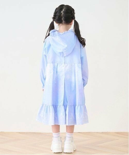 mezzo piano / メゾピアノ その他アウター | スタージュエルグラデーション柄　レインコート | 詳細15