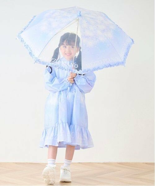 mezzo piano / メゾピアノ その他アウター | スタージュエルグラデーション柄　レインコート | 詳細17