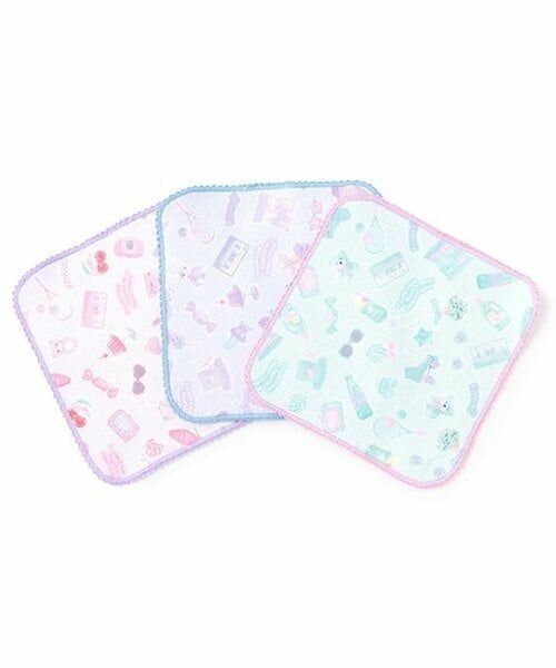 mezzo piano / メゾピアノ タオル | ステッカー柄　ハンドタオル | 詳細5