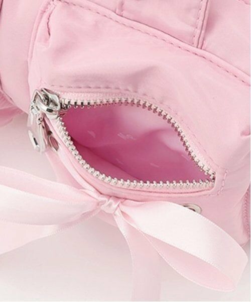 mezzo piano / メゾピアノ ボストンバッグ | ダブルポケットリボン　ボストンバッグ | 詳細9