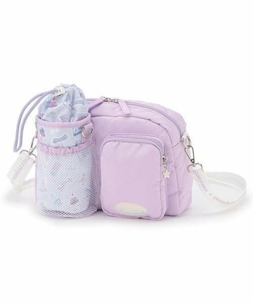 mezzo piano / メゾピアノ ショルダーバッグ | ペットボトルホルダー付ショルダーバッグ（ラベンダー）