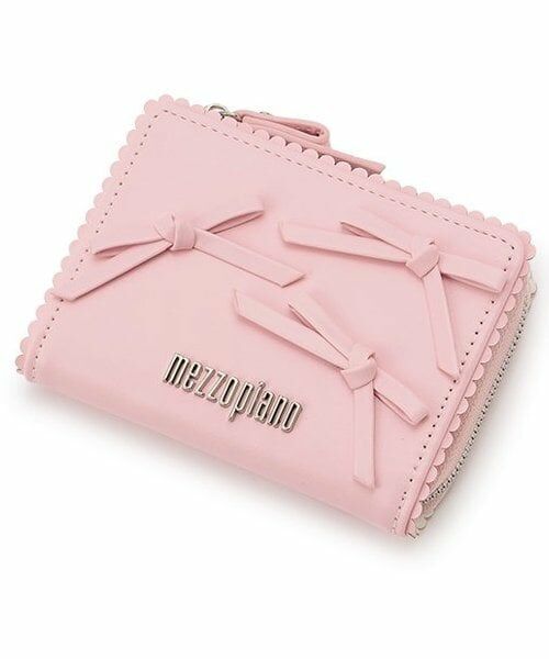 mezzo piano / メゾピアノ 財布・コインケース・マネークリップ | リボンスカラップ　お財布（ライト ピンク）