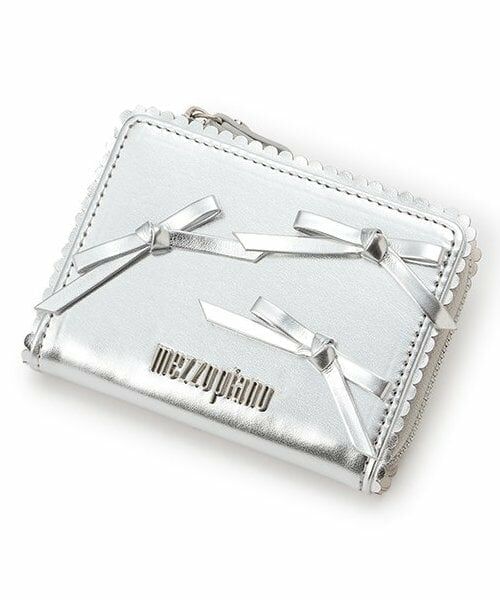 mezzo piano / メゾピアノ 財布・コインケース・マネークリップ | リボンスカラップ　お財布（シルバー）