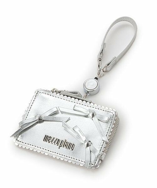 mezzo piano / メゾピアノ カードケース・名刺入れ・定期入れ | リボンスカラップ　パスケース（シルバー）