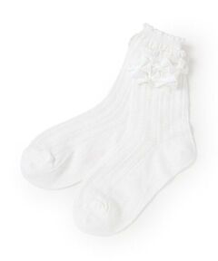 mezzo piano / メゾピアノ ソックス | リボンイッパイ　クルーソックス