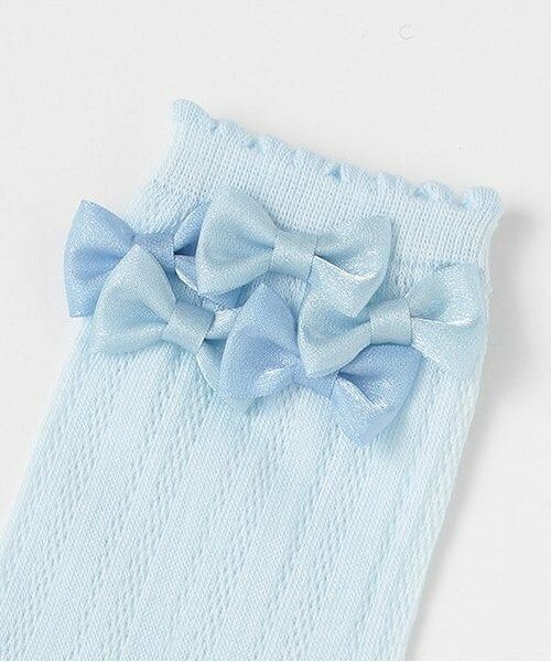 mezzo piano / メゾピアノ ソックス | リボンイッパイ　クルーソックス | 詳細1