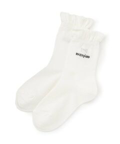 mezzo piano / メゾピアノ ソックス | リボンラインストーンつき　ソックス