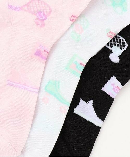 mezzo piano / メゾピアノ ソックス | ステッカー柄　クルーソックス | 詳細6