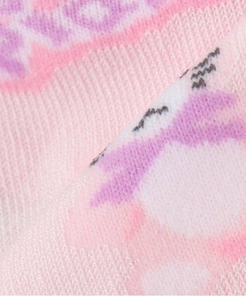 mezzo piano / メゾピアノ ソックス | ステッカー柄　クルーソックス | 詳細7