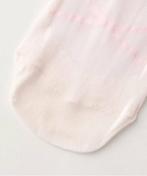 mezzo piano / メゾピアノ ソックス | トゥシューズ風透かし柄　クルーソックス | 詳細2