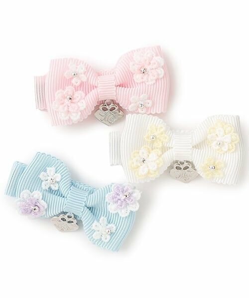 mezzo piano / メゾピアノ ヘアピン | お花リボン　ヘアクリップ | 詳細7