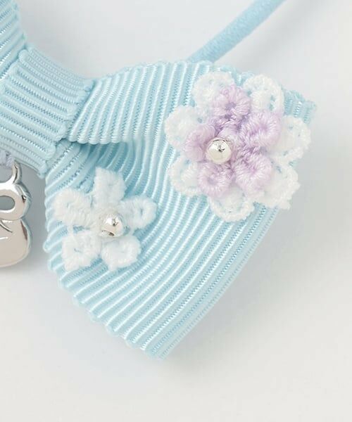 mezzo piano / メゾピアノ ヘアゴム・シュシュ | お花リボン　ヘアポニー2個セット | 詳細12