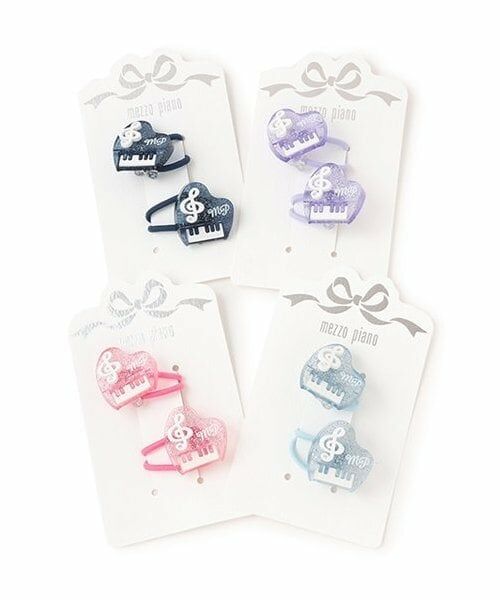 mezzo piano / メゾピアノ ヘアゴム・シュシュ | ピアノ　ヘアポニー2個セット | 詳細4