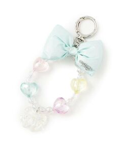 mezzo piano / メゾピアノ チャーム | リボン×ビーズ　キーチャーム