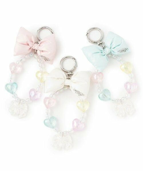 mezzo piano / メゾピアノ チャーム | リボン×ビーズ　キーチャーム | 詳細9