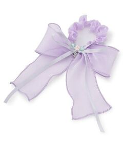 mezzo piano / メゾピアノ ヘアゴム・シュシュ | 巻きバラ　オーガンジー　リボンシュシュ