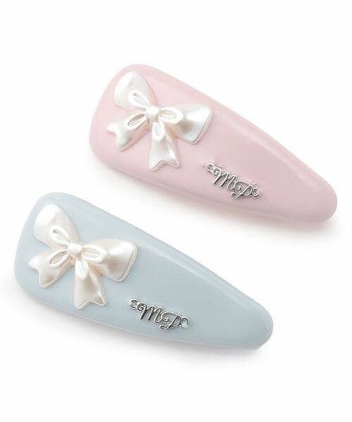 mezzo piano / メゾピアノ ヘアピン | リボン付BIGクリップ | 詳細9