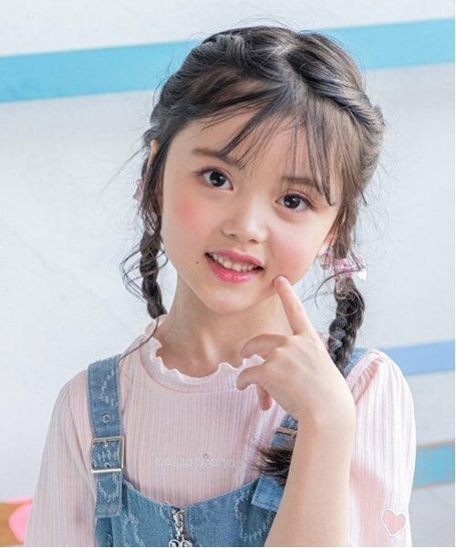 mezzo piano / メゾピアノ ヘアゴム・シュシュ | オーロラ星リボン　ヘアポニー2個セット　 | 詳細1