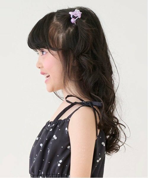 mezzo piano / メゾピアノ ヘアゴム・シュシュ | オーロラ星リボン　ヘアポニー2個セット　 | 詳細16