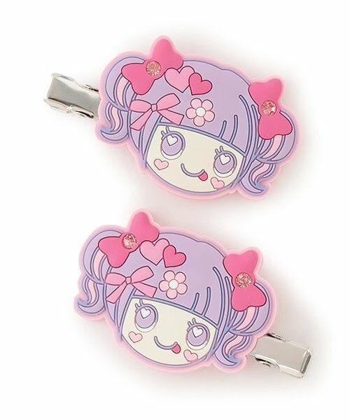 mezzo piano / メゾピアノ ヘアピン | 【しなこちゃん】前髪クリップ2個セット（ラベンダー）