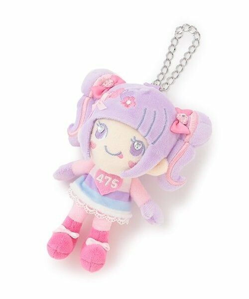 mezzo piano / メゾピアノ チャーム | 【しなこちゃん】ぬいぐるみチャーム（ラベンダー）