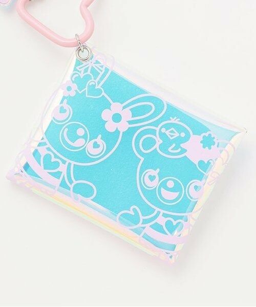 mezzo piano / メゾピアノ ポーチ | ミミポポ　カラビナ付オーロラポーチ | 詳細4