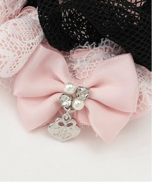 mezzo piano / メゾピアノ ヘアアクセサリー | 【バレエ】フリルつきシニヨンネット | 詳細4